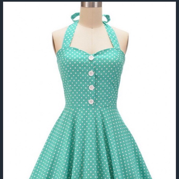 Polka dot vintage style dress - Picture 2 of 5